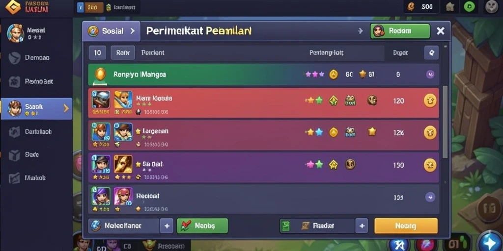 Pemandangan epik dari salah satu level dalam game.