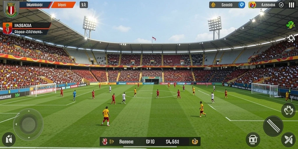 Fitur multiplayer yang memungkinkan bersaing dengan teman.