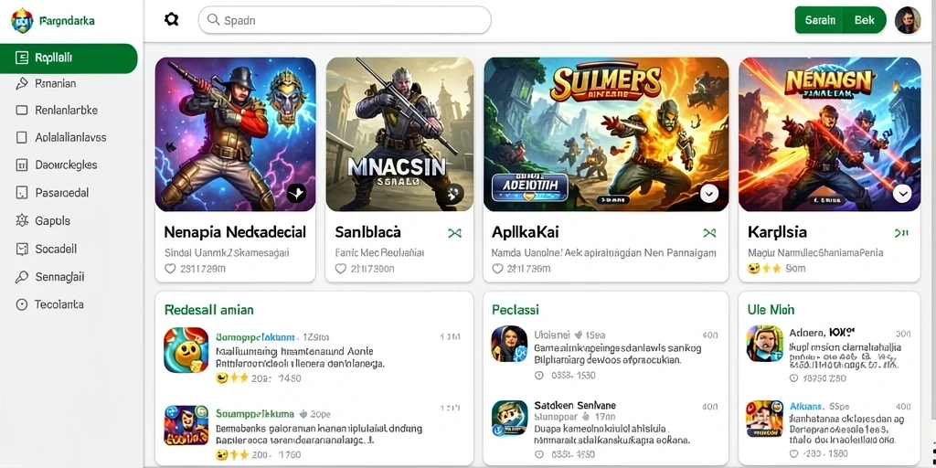 Tampilan permainan kartu yang seru dan menantang.