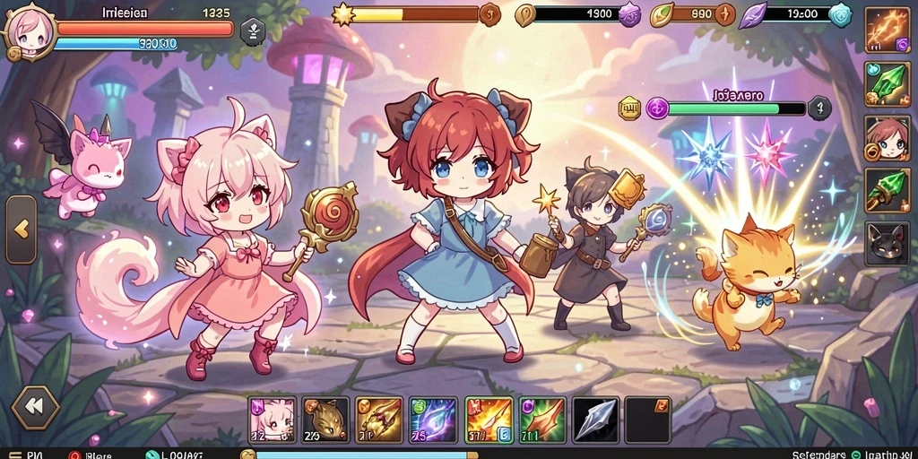 Screenshot menampilkan sistem crafting yang mudah digunakan.